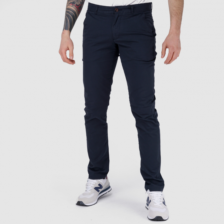  Farah Herren Chino Hose - True Navy 