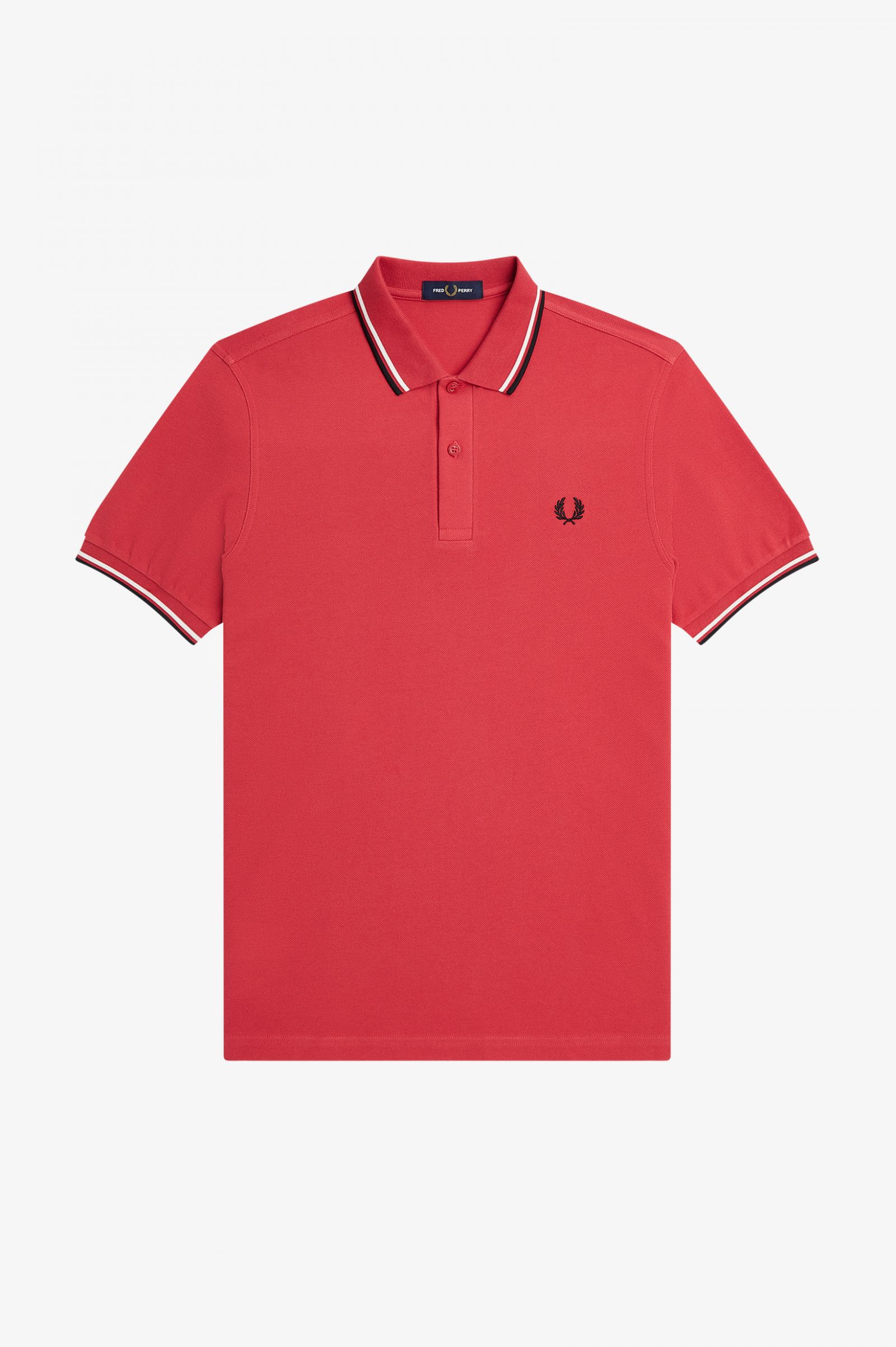 Fred Perry Poloshirt in Washed Red