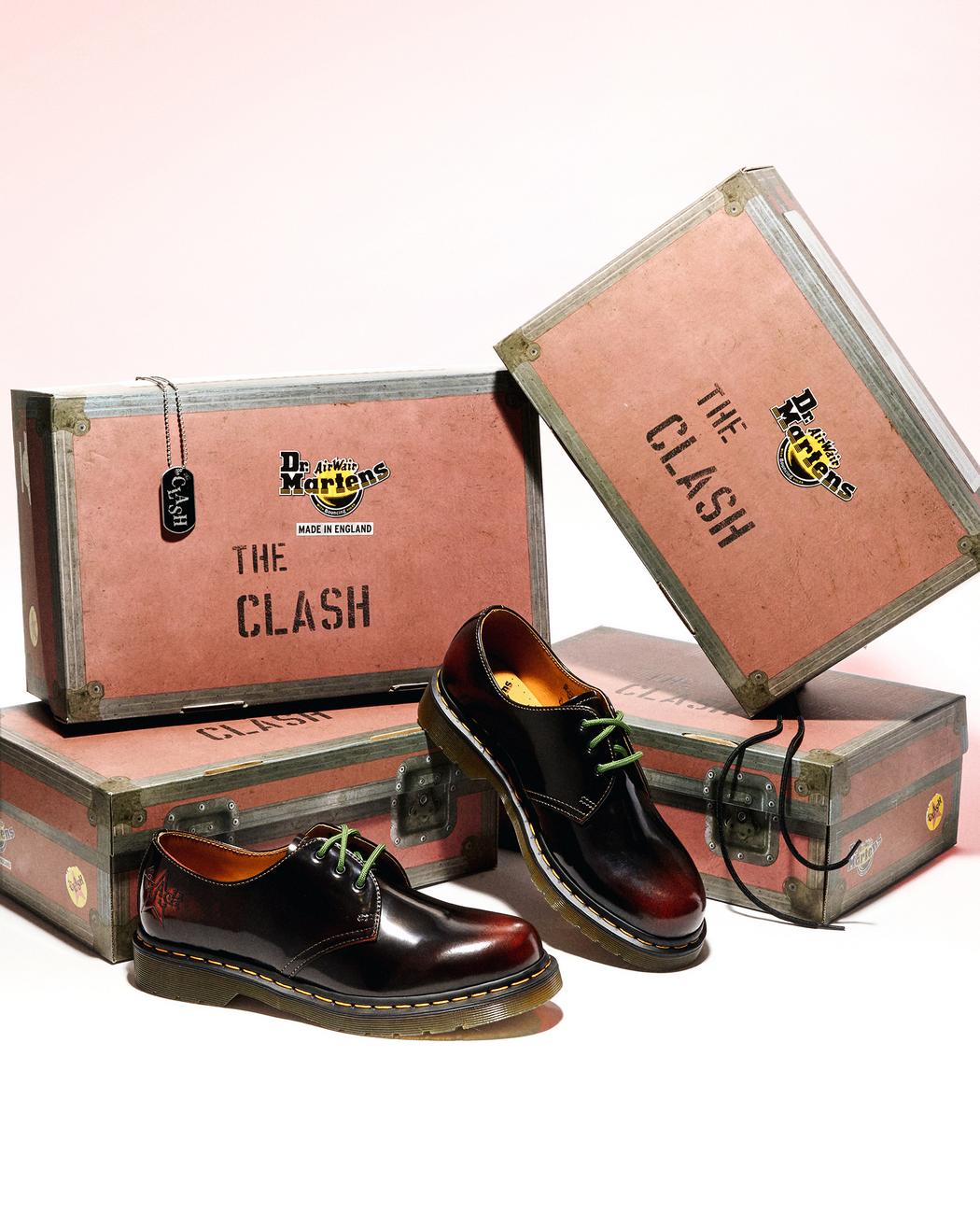 Dr. Martens 1461 The Clash Arcadia Cherry Red