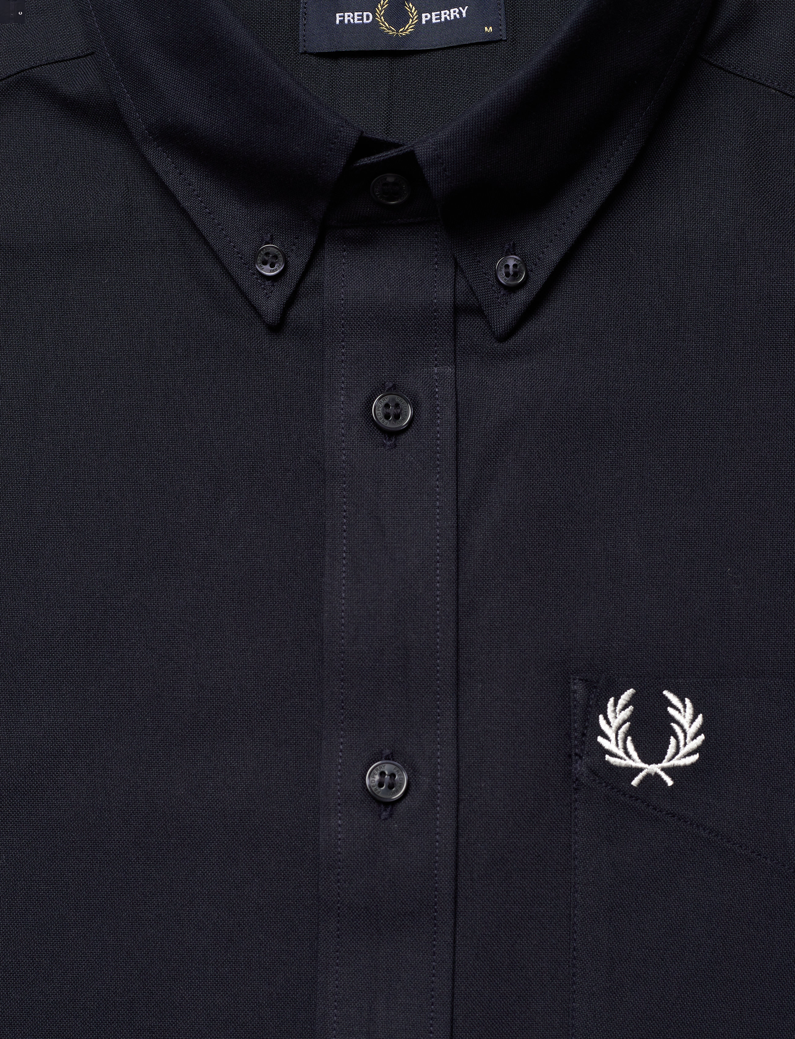 Fred Perry Oxford Shirt in Black