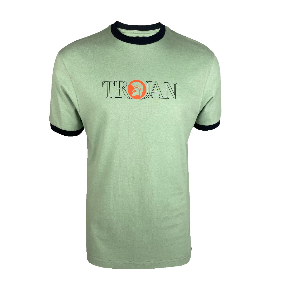 Trojan Outline Logo Tee Sage