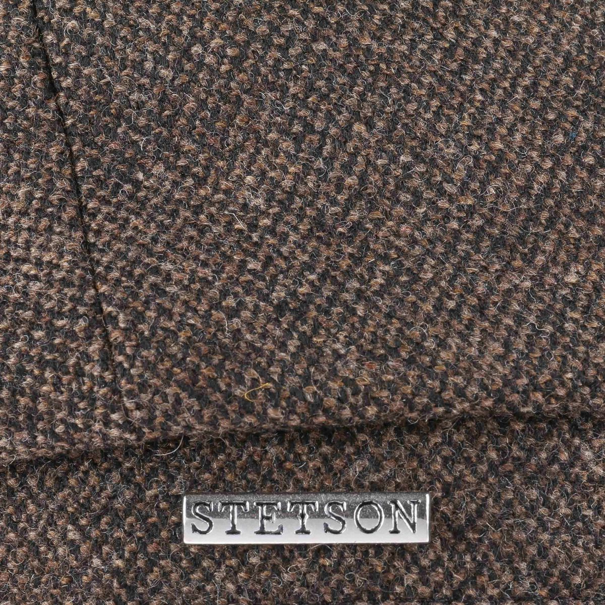 Stetson Hatteras Wool Mix Flat Cap brown-56