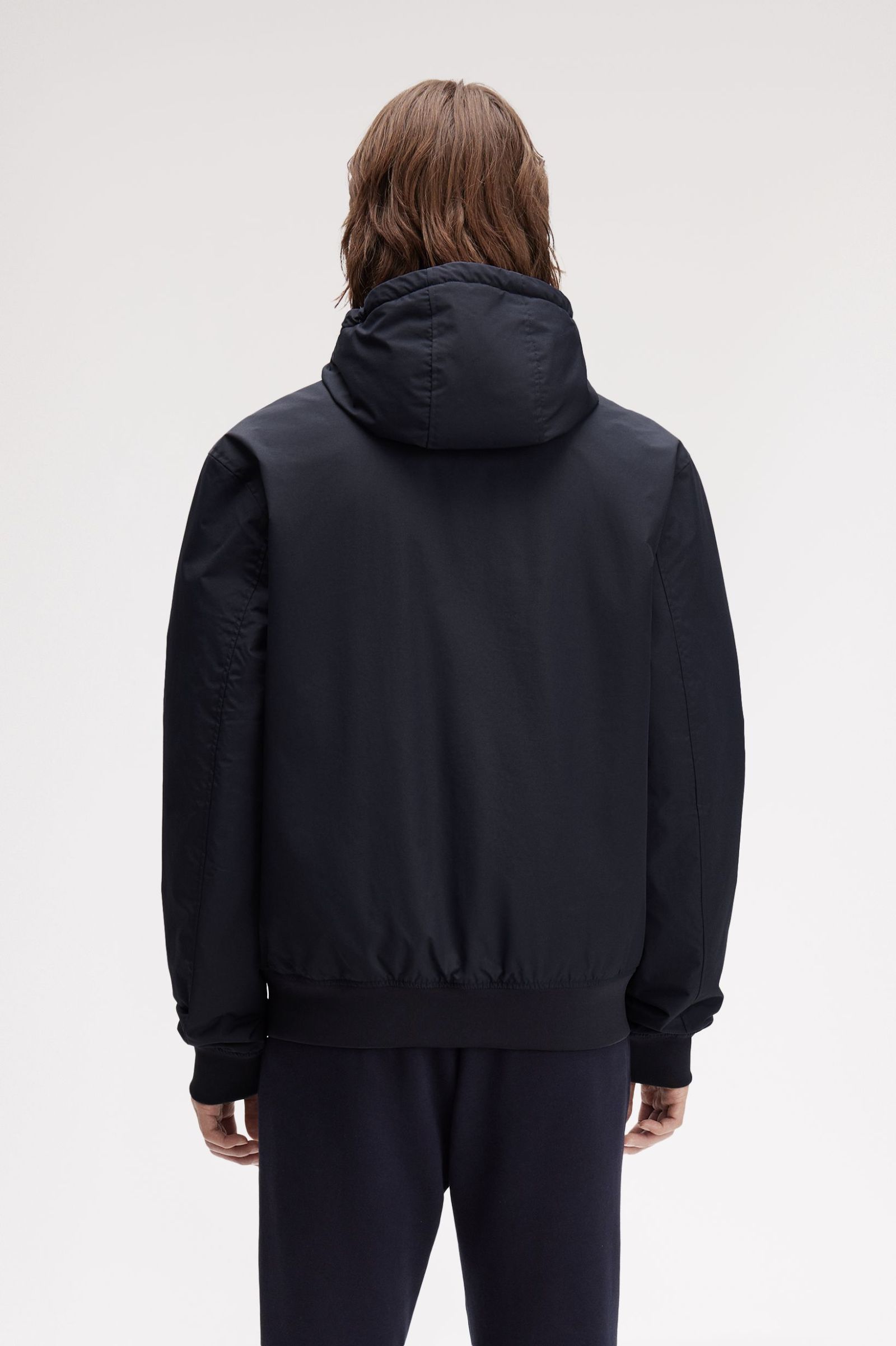 Fred Perry Hooded Brentham Jacket (Navy)