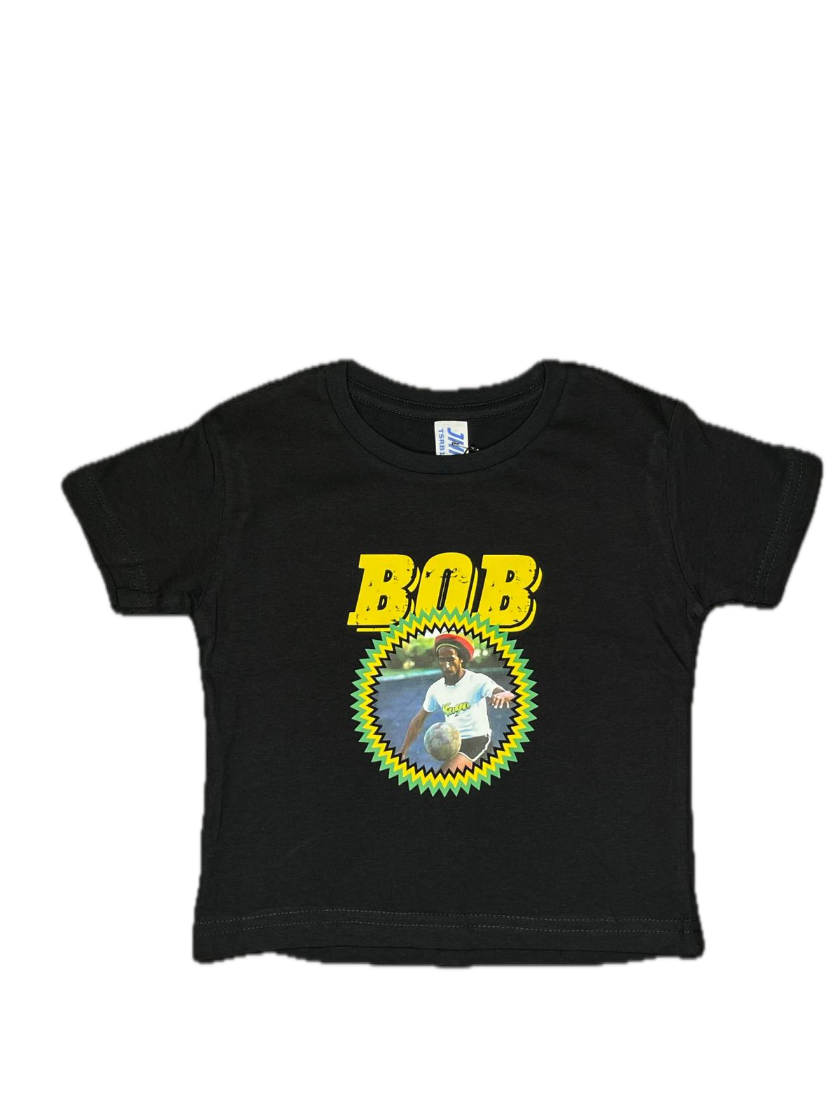 Selekta Bob Marley Football Shirt Kids (Black)