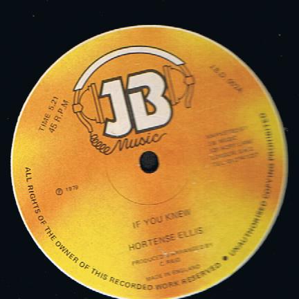 Hortense Ellis - If You Knew (Original 12")
