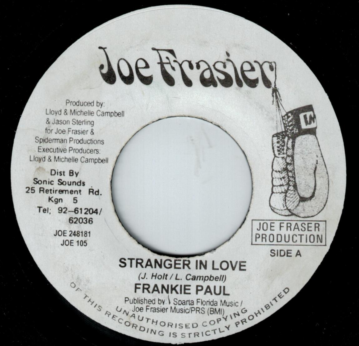 Frankie Paul - Stranger In Love / Version (7")