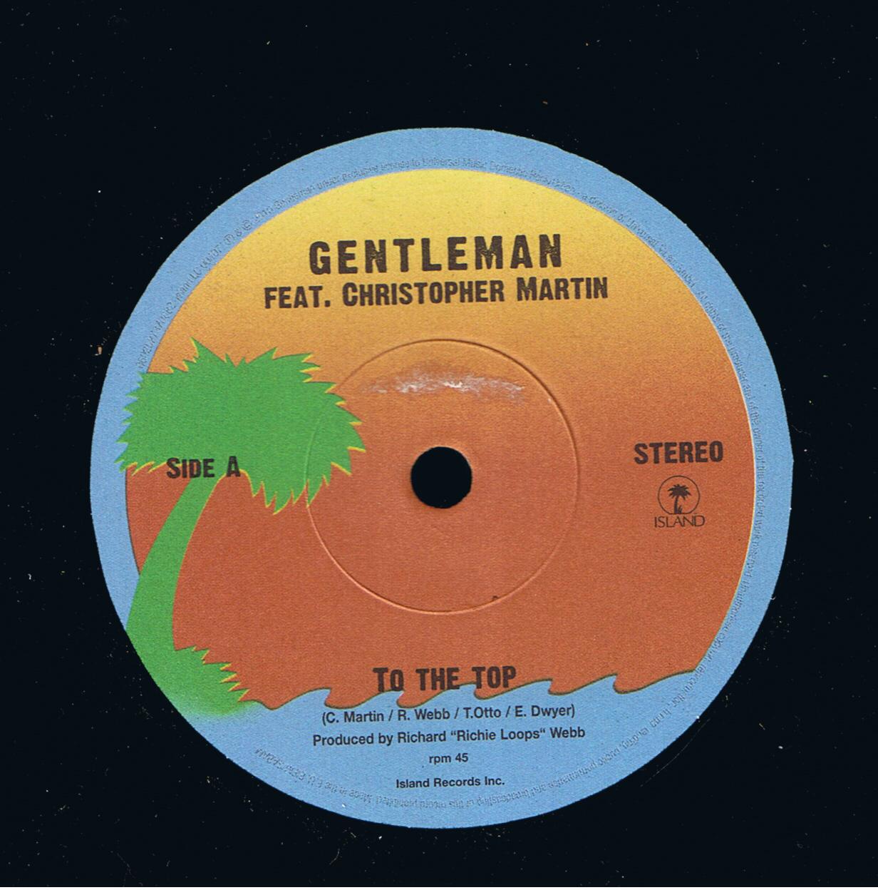 Gentleman feat. Christopher Martin - To The Top / Gentleman - Fast Forward (7")