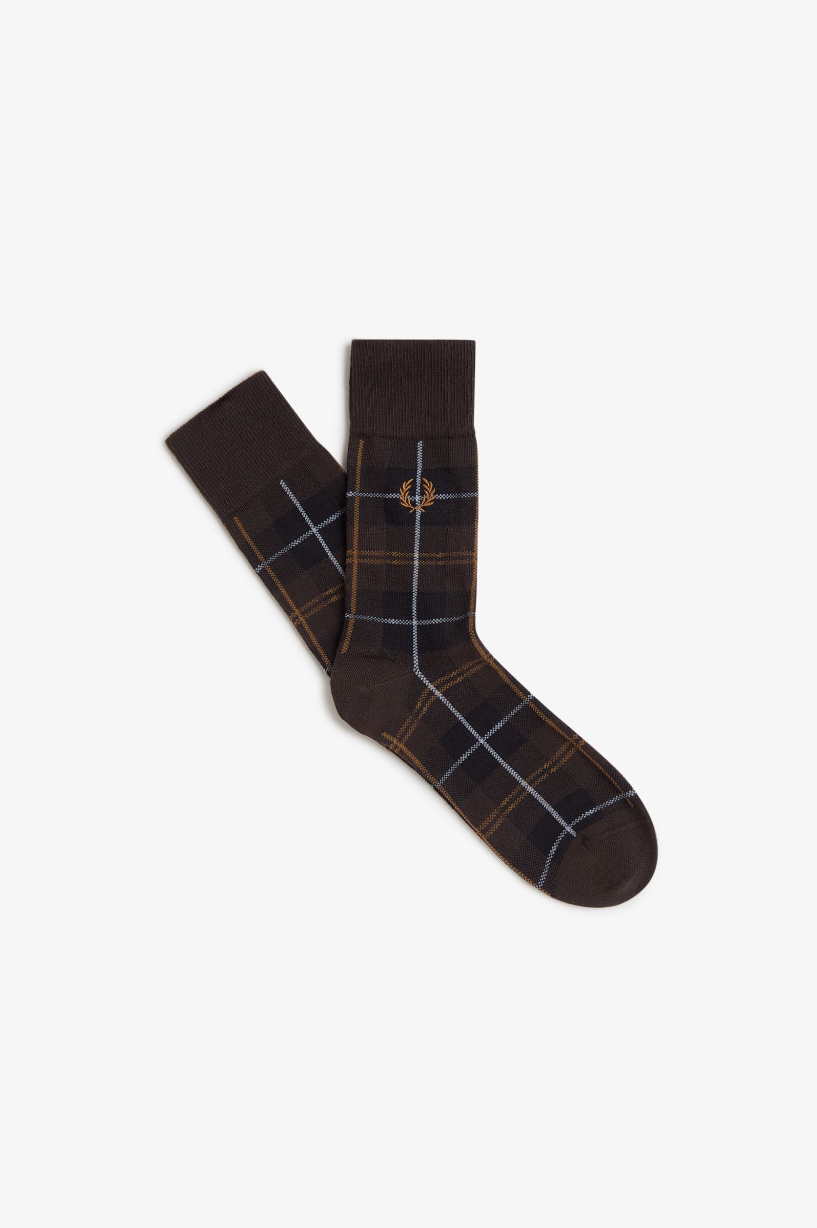 Fred Perry Tartan Sock (Rich Brown)