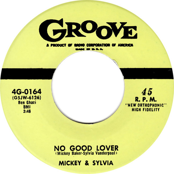 Mickey & Sylvia - No Good Lover / Walkin' In The Rain (7")