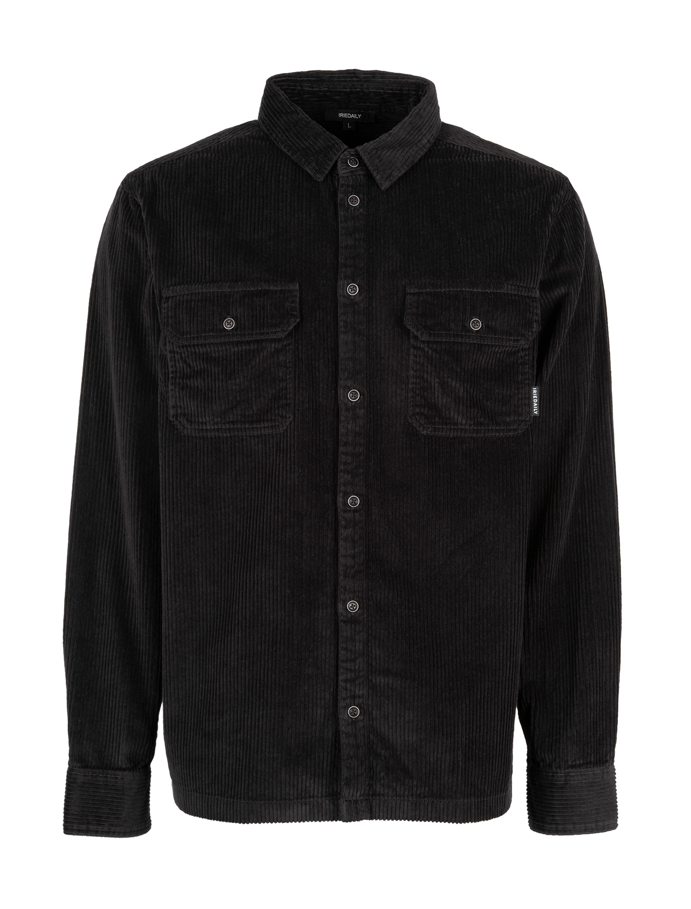 Iriedaily Bubble Cord Shirt (Black)