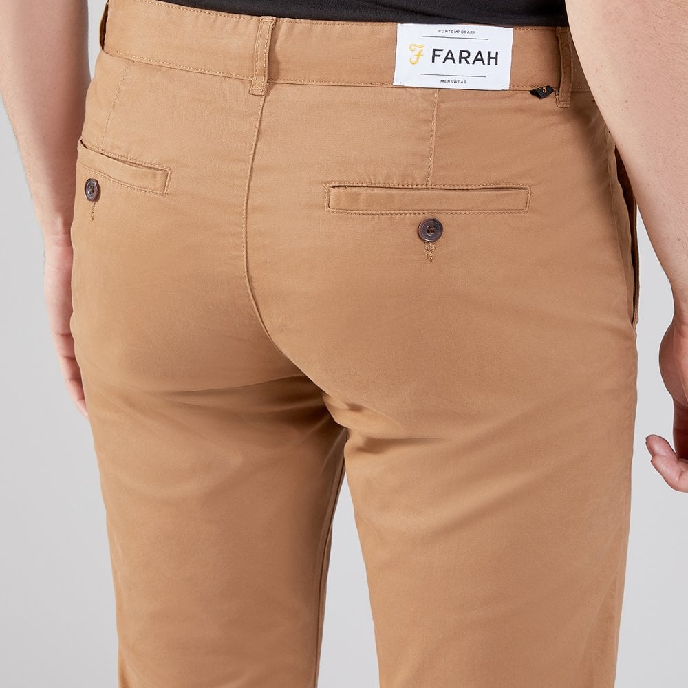 Farah Elm Chino Twill Camel-W33 L34