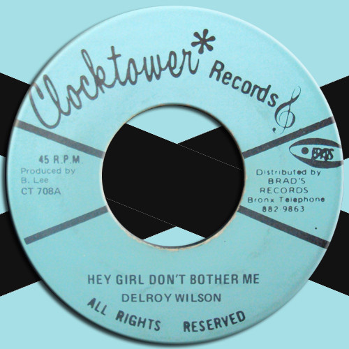 Delroy Wilson - Hey Girl Don't Bother Me / King Tubby & The Aggrovators - This Ya Version (7")