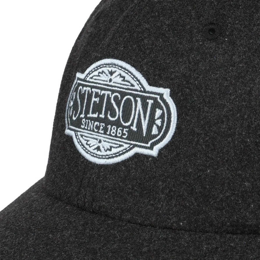 Stetson Bralford Wool Cap (Anthrazit)