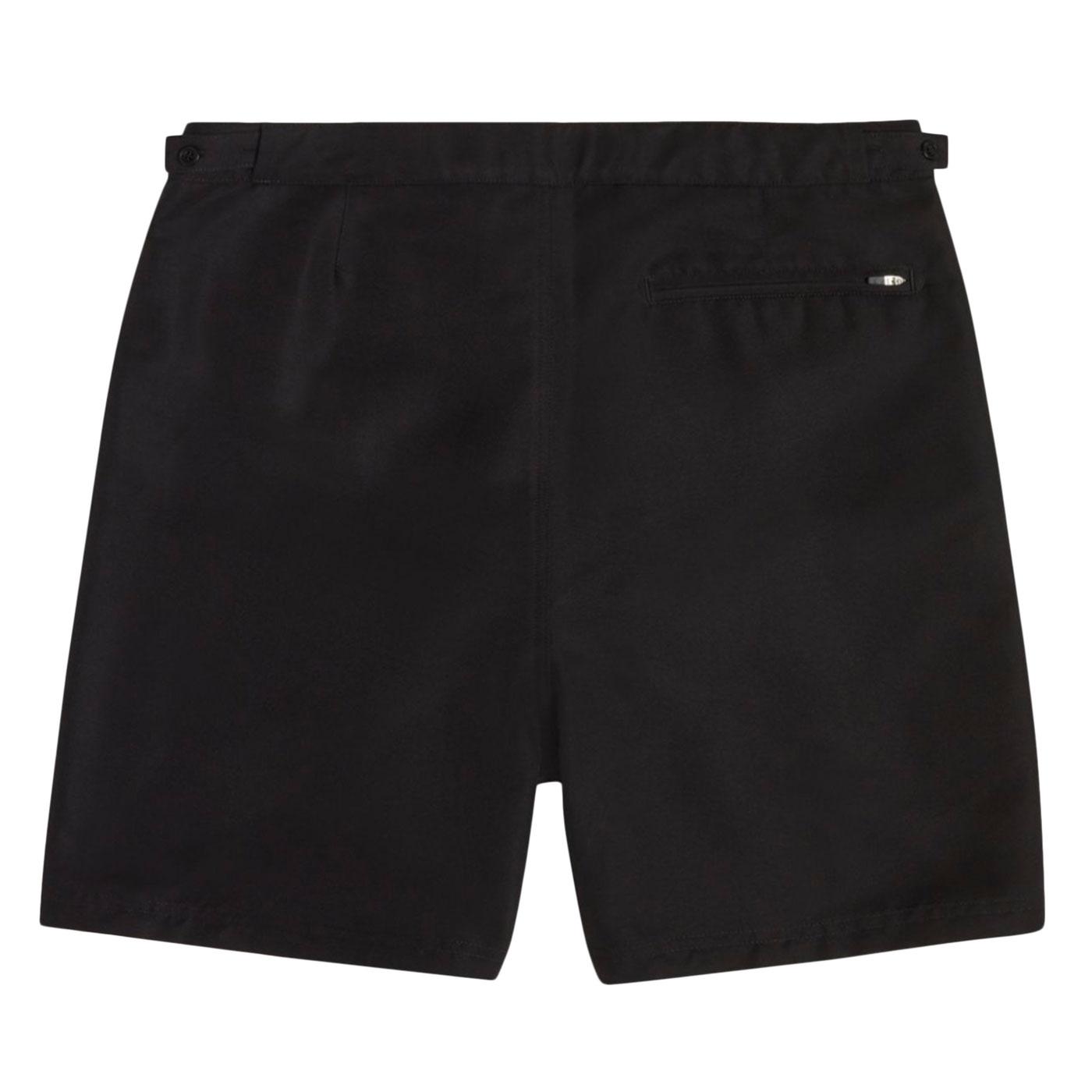 Fred Perry Contrast Pannel Swim Short Black