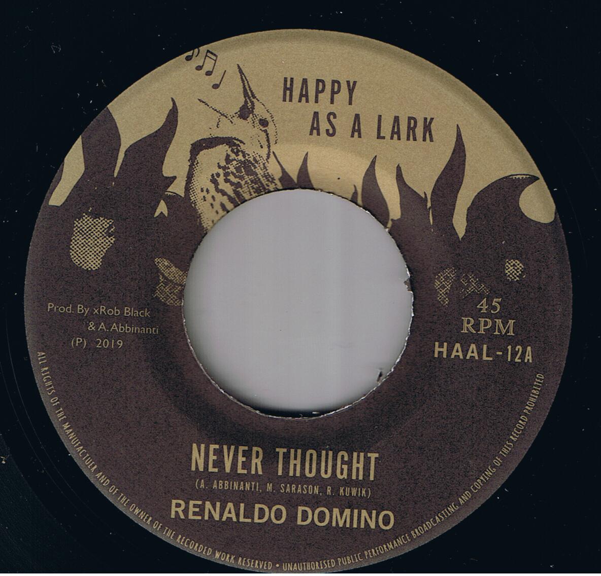 Renaldo Domino - Never Thought / Version (7")