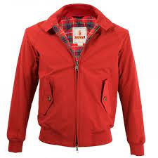 Baracuta G9 Damen Harrington in Dark Red