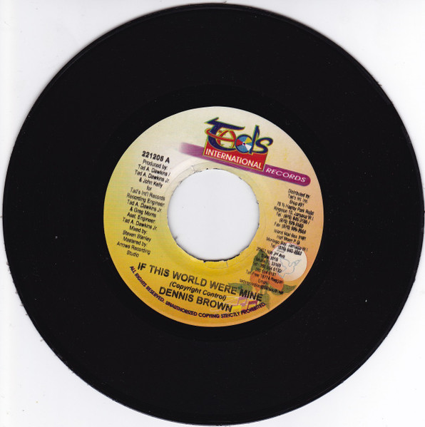 Dennis Brown / Tad's All Star – Here I Come / Version(7")               