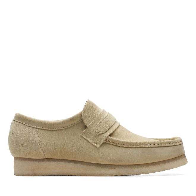 Clarks Wallabee Loafer in Maple Suede