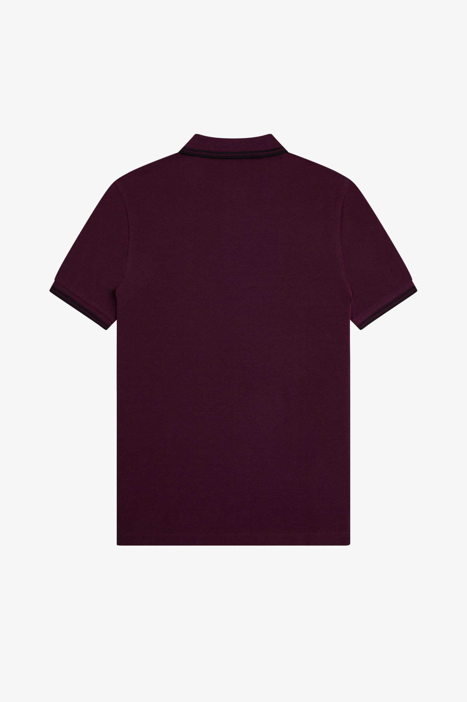 Fred Perry M3600 Twin Tipped Polo Shirt (Plum/Black)