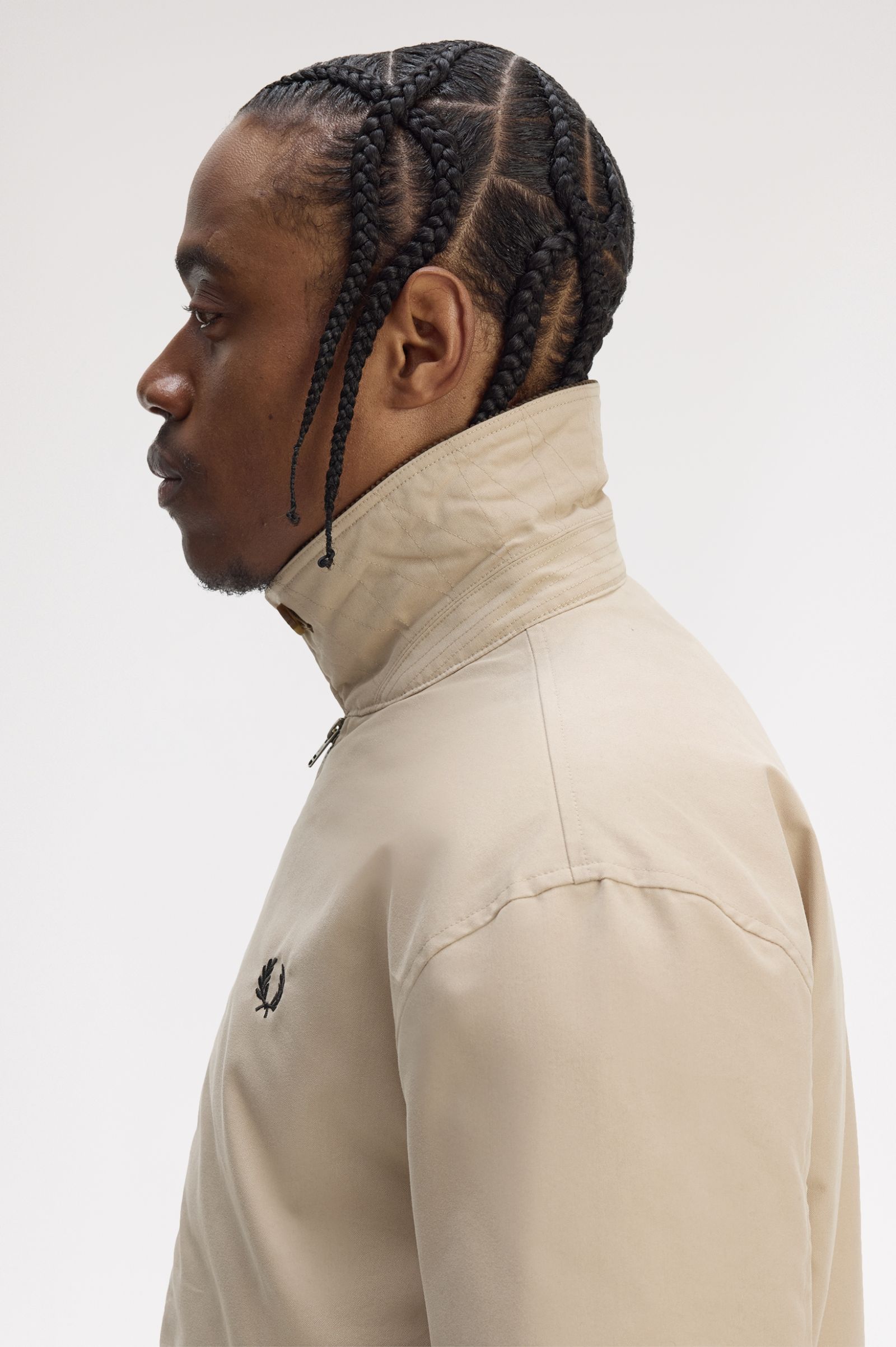 Fred Perry Cotton Caban Jacket (Warm Oat)