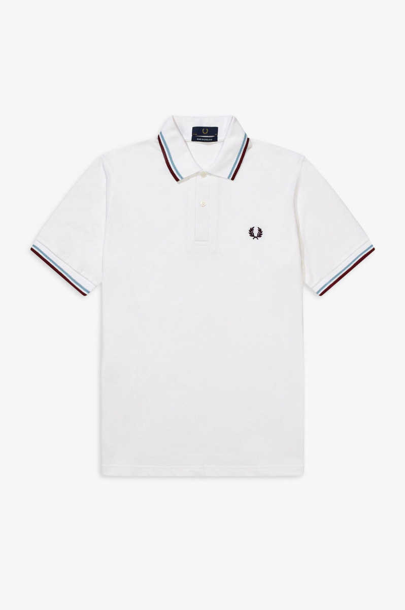 Fred Perry Poloshirt White 120 M12-42