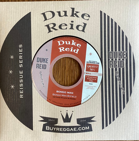 Bongo Man Byfield / Tommy McCook & The Supersonics, Stranger Cole, The Baba Brooks Band – Bongo Man / Run Joe (7")      
