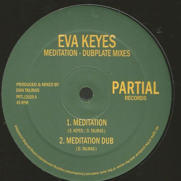Eva Keyes – Meditation - Dubplate Mixes (12")