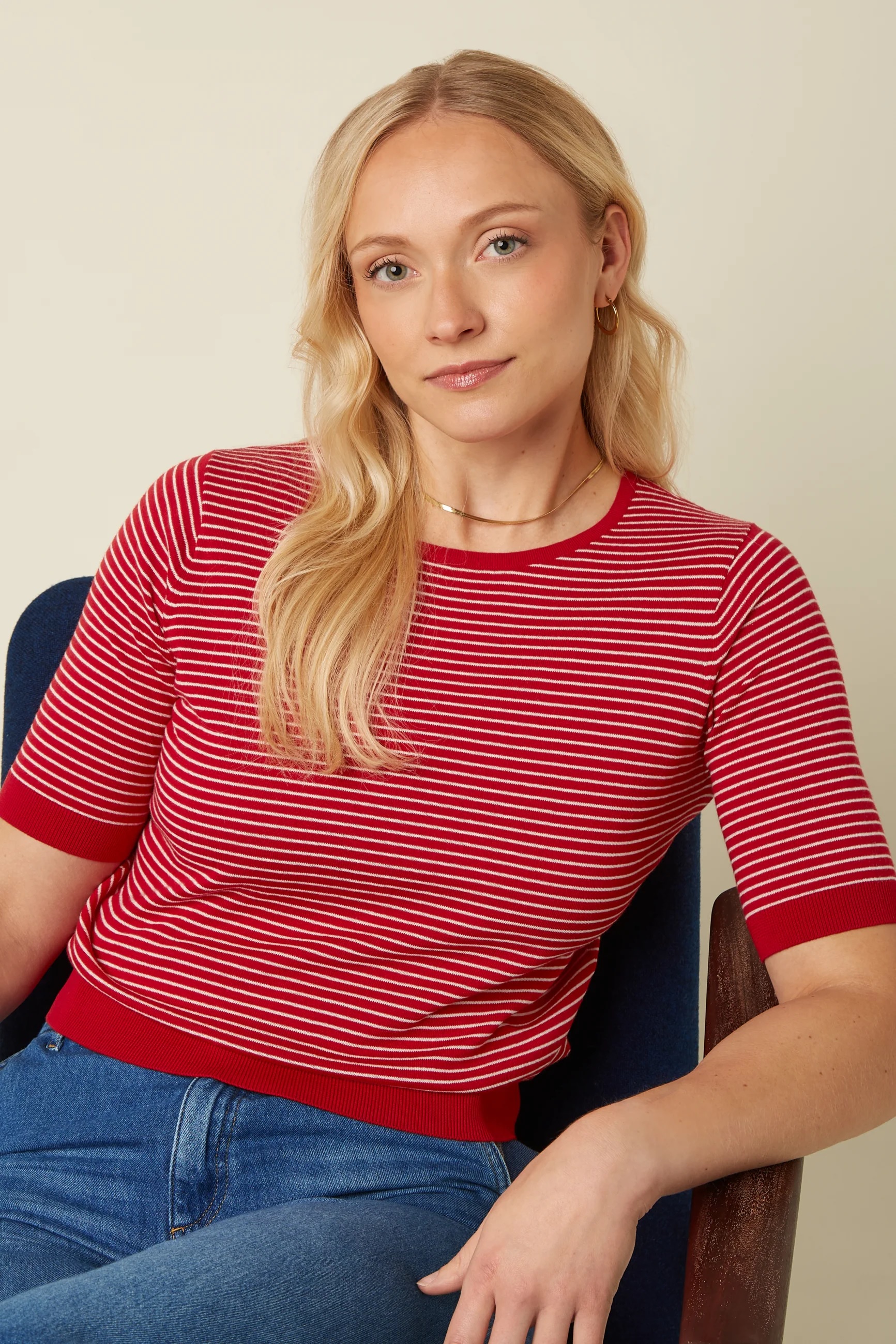 King Louie Agnes Top D'Oleron (Chili Red)