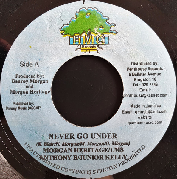 Morgan Heritage & LMS & Anthony B & Junior Kelly / Ultimate Shines - Never Go Under / Dem Tell Lie (7")