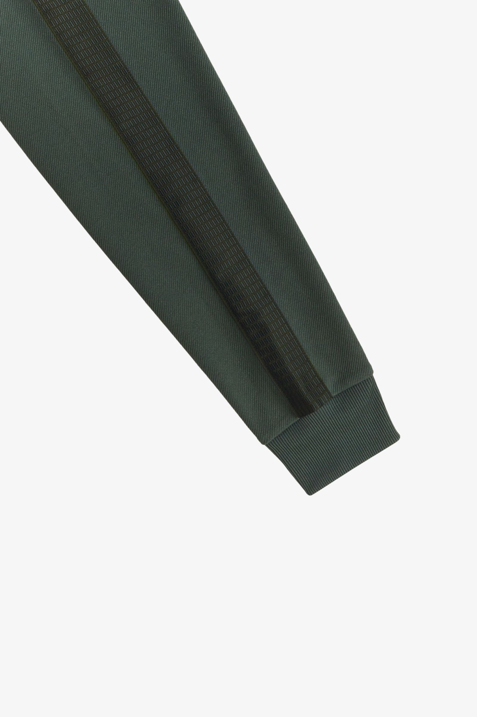 Fred Perry Dash Taped Track Jacket (Court Green)