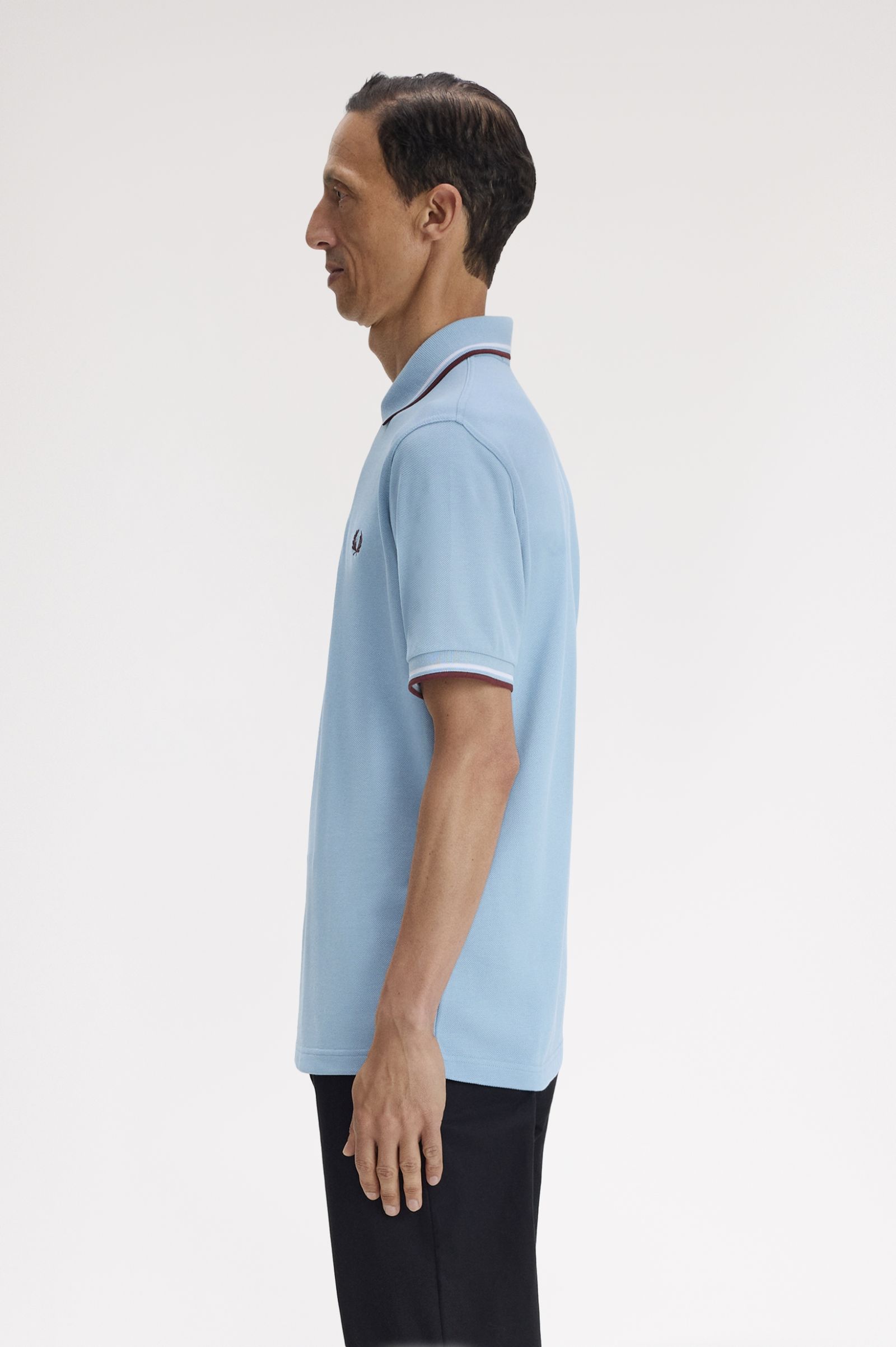 Fred Perry Made in England M12 Polo Shirt (Sky)