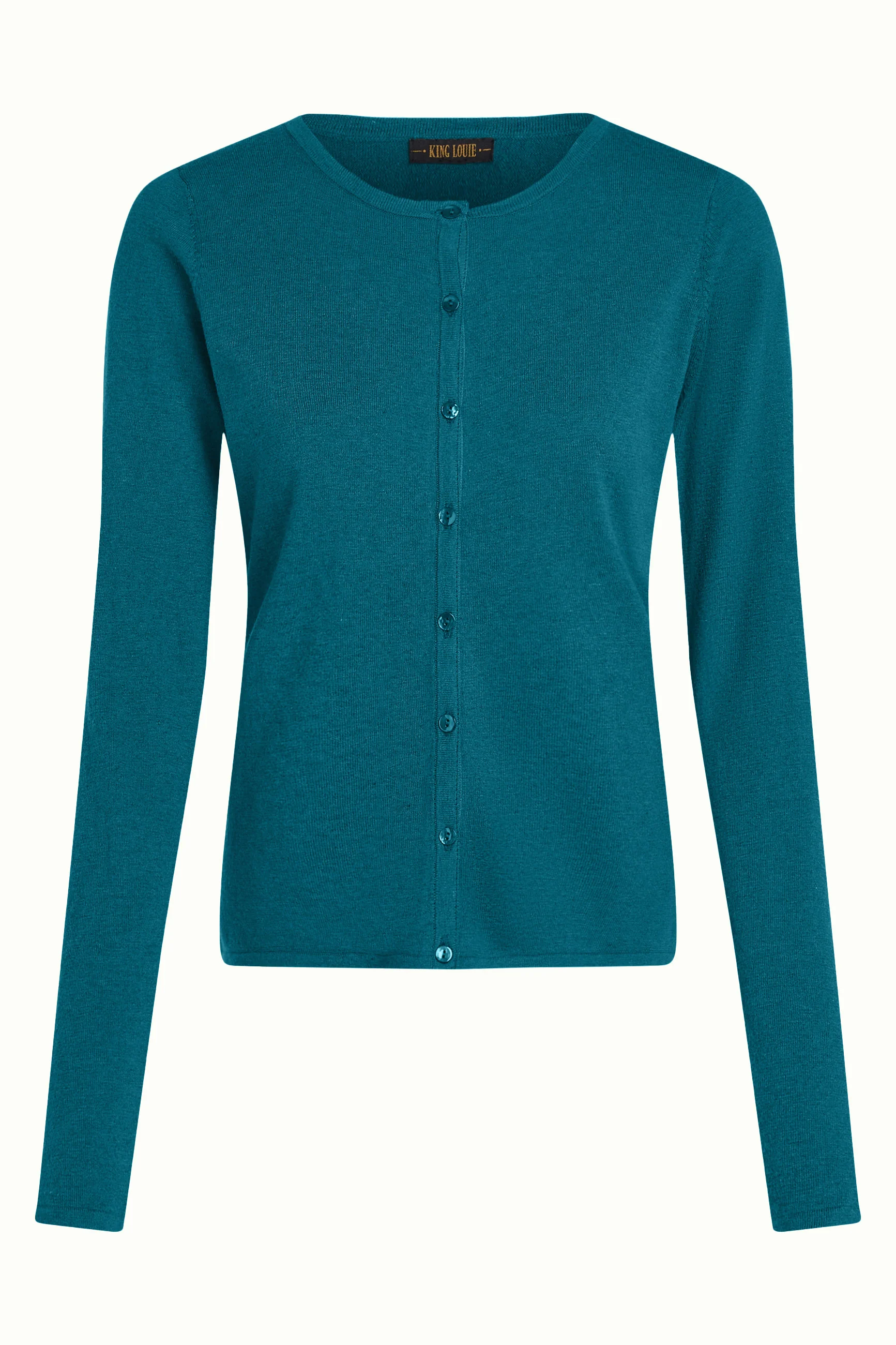 King Louie Cardi Roundneck Cocoon (Spruced Green)
