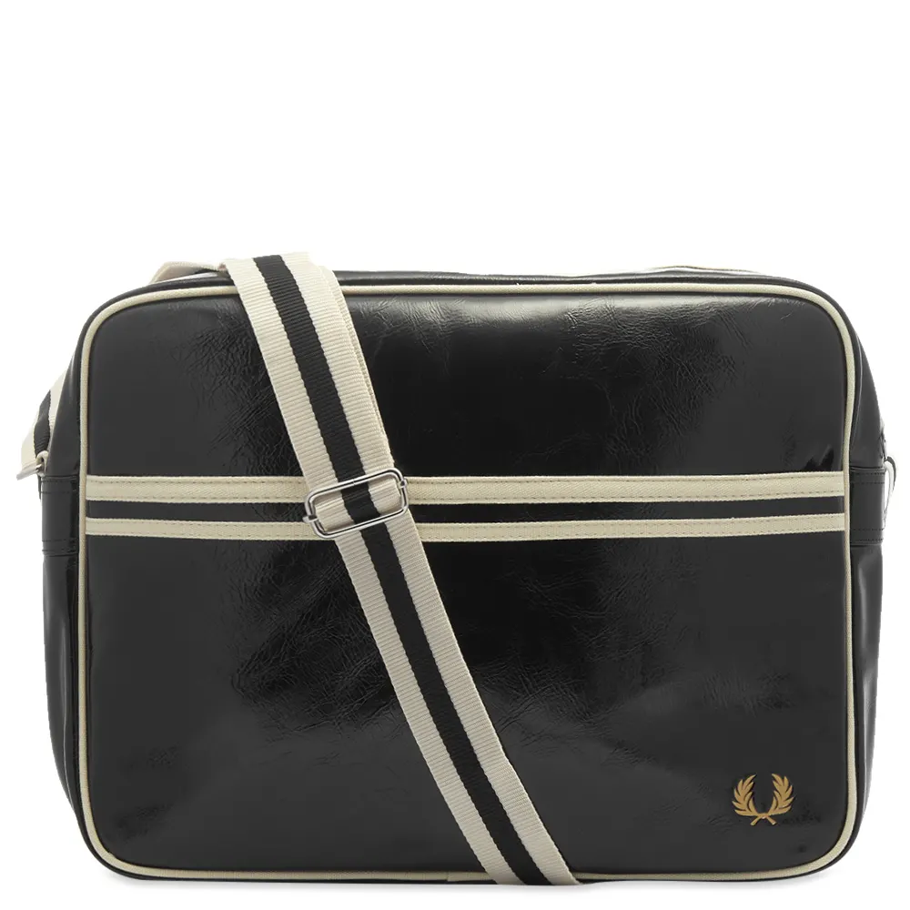 Fred Perry Classic Shoulder Bag in Schwarz