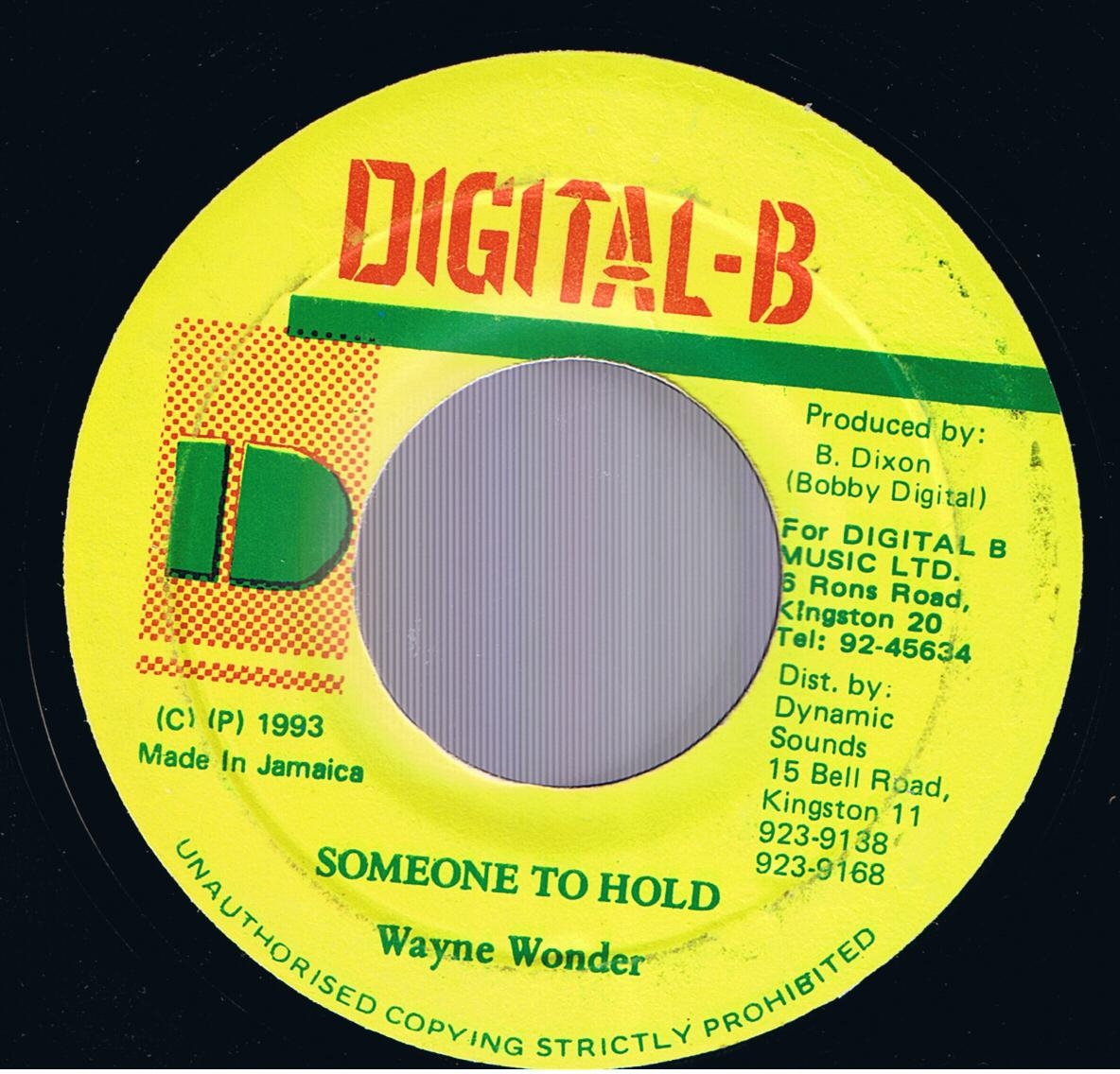 Wayne Wonder - Someone To Hold / Version (7")