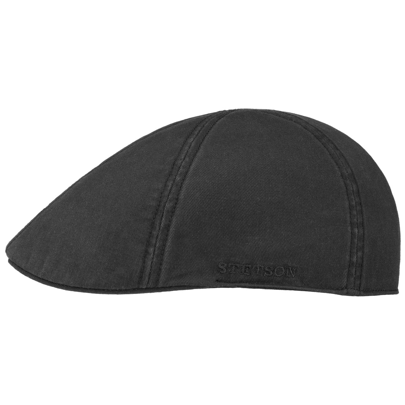 Stetson Texas Cotton Flatcap (Black)