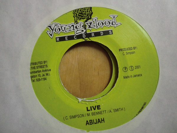 Abijah – Live / Fresh Air Riddim (7")                 