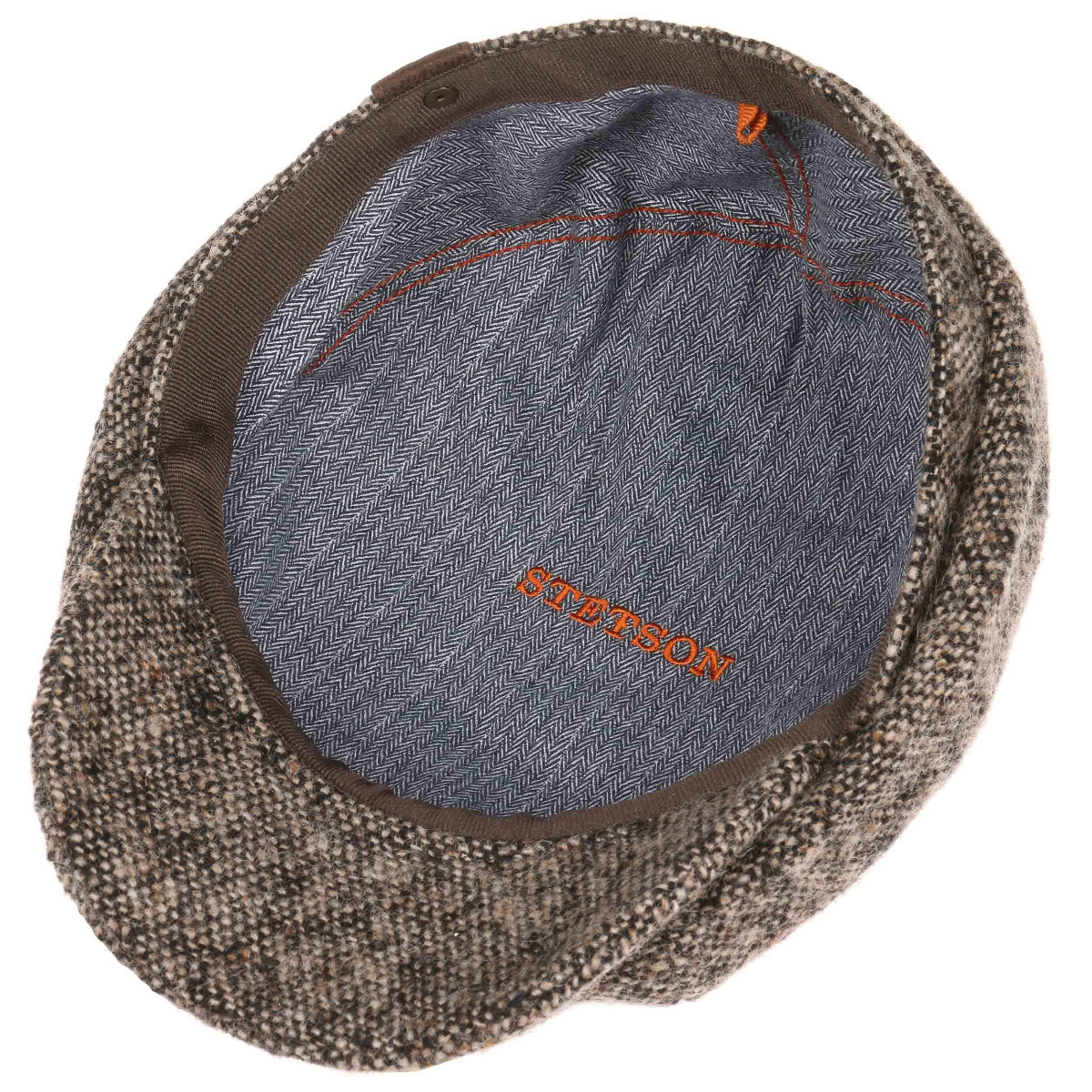 Stetson Hatteras Donegal Tweed Cap beige-black-59