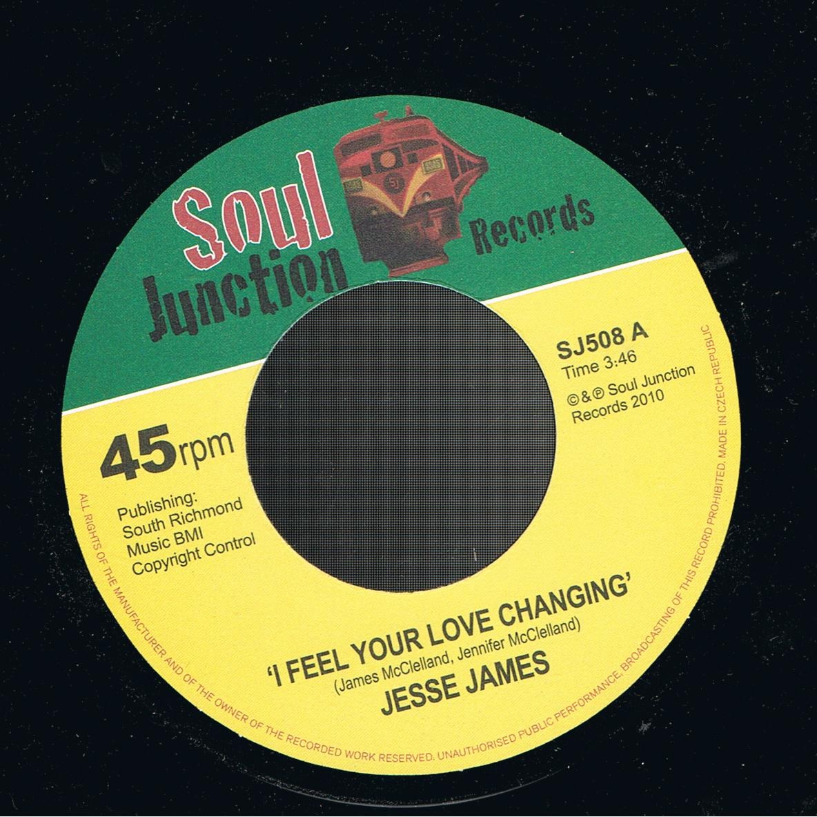 Jesse James - I Feel Your Love Changing / Jesse James - It's Time For Change (7")