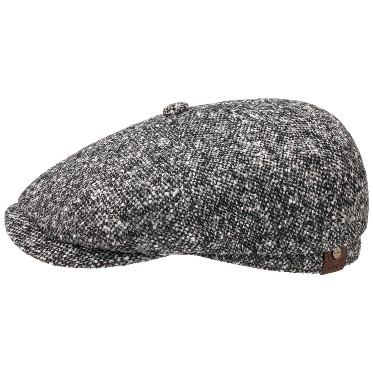 Stetson Hatteras Donegal Tweed Cap black-60