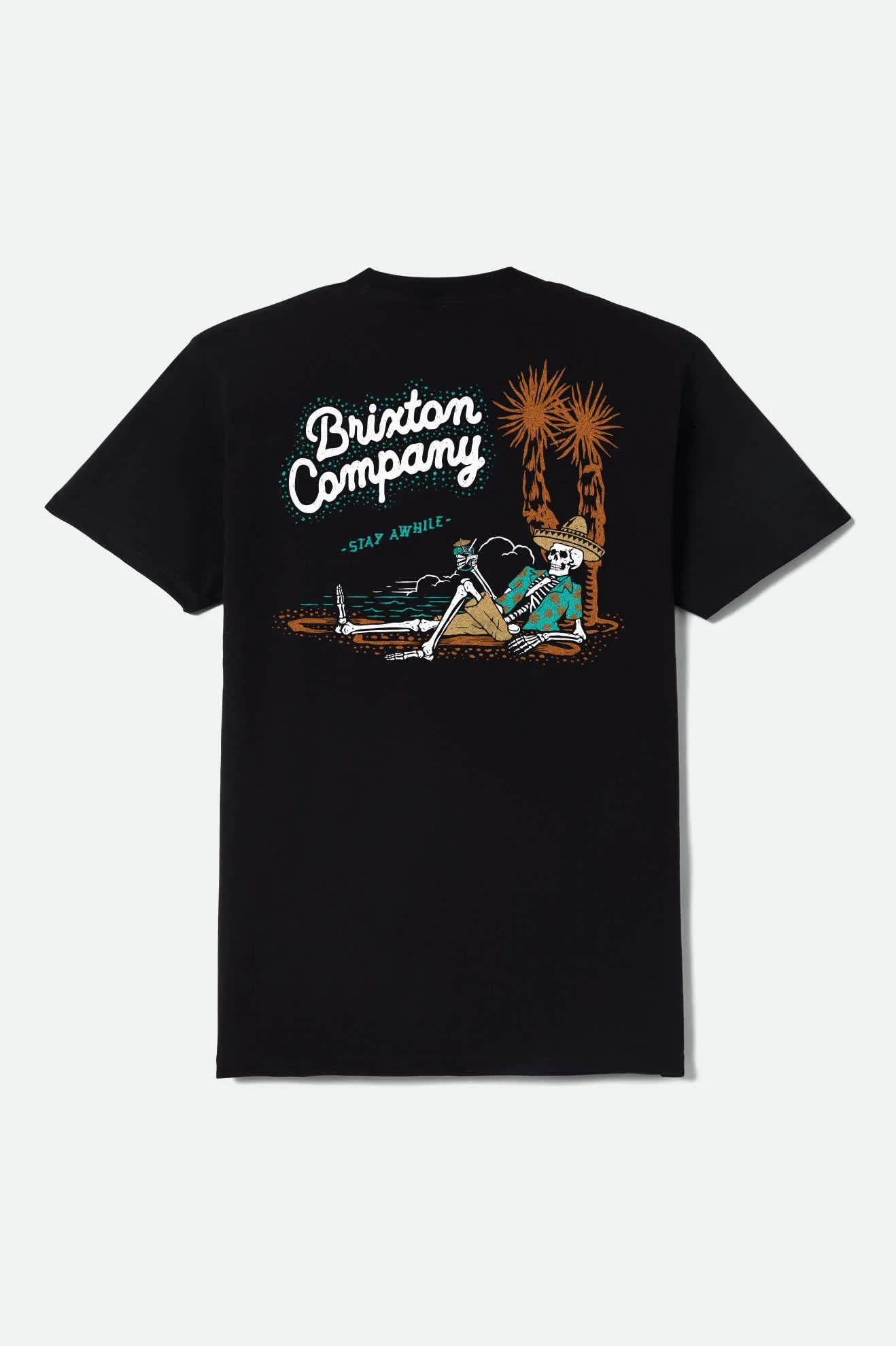 Brixton Stay Awhile T-Shirt (Black)