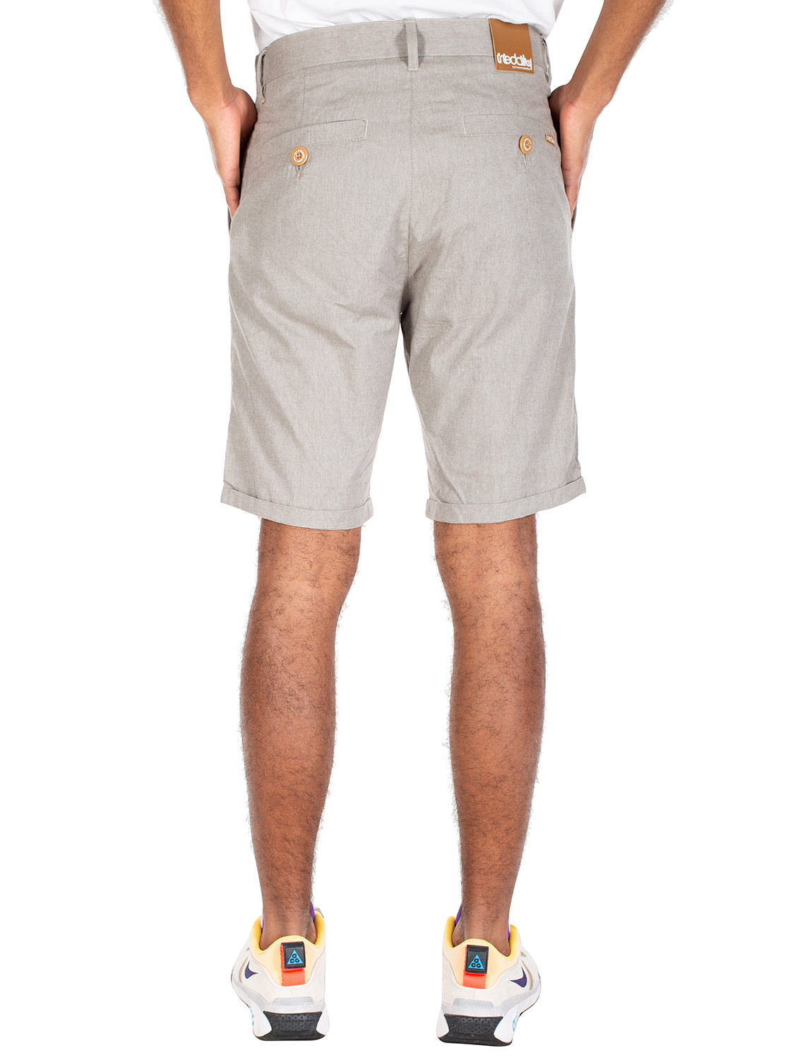 Iredaily Golfer Chambray Short Olivegrey-W31