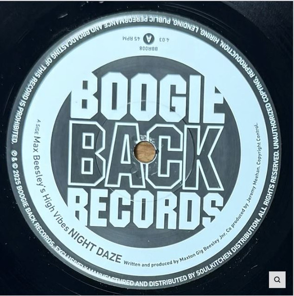 Max Beesley's High Vibes – Night Daze / Painful Truths (7")
