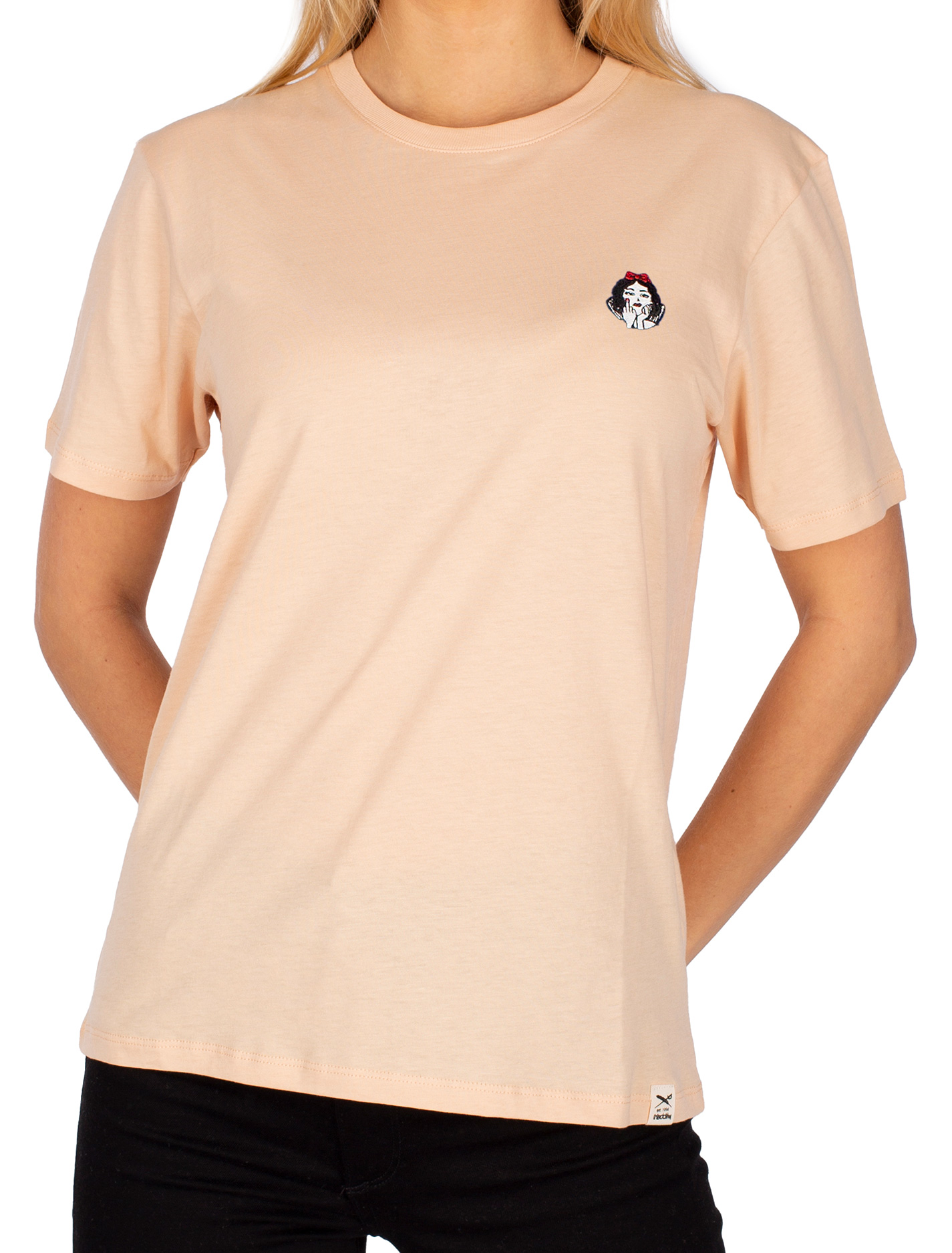 Iriedaily Damen FC Wittchen Tee in l. Peach