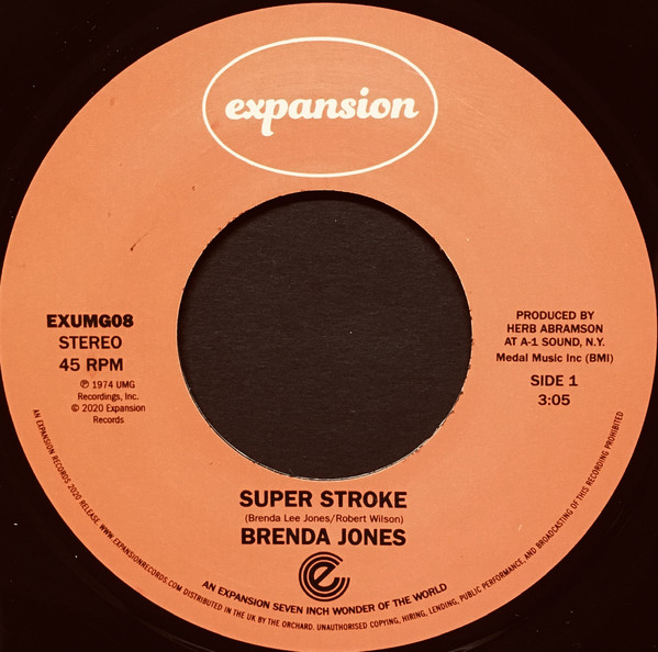 Brenda Jones - Super Stroke / Big Mistake (7")
