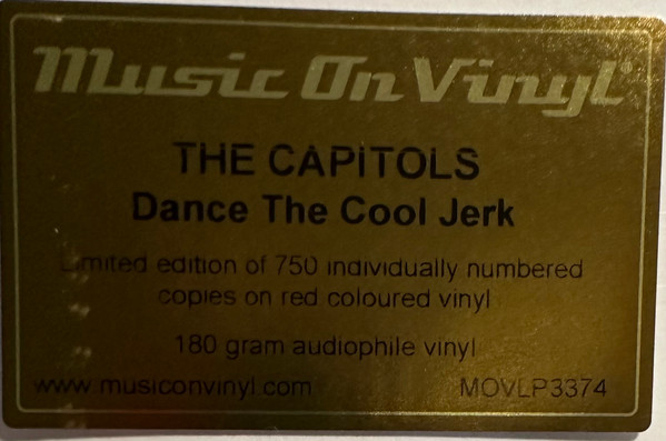 The Capitols – Dance The Cool Jerk With The Capitols (LP)        