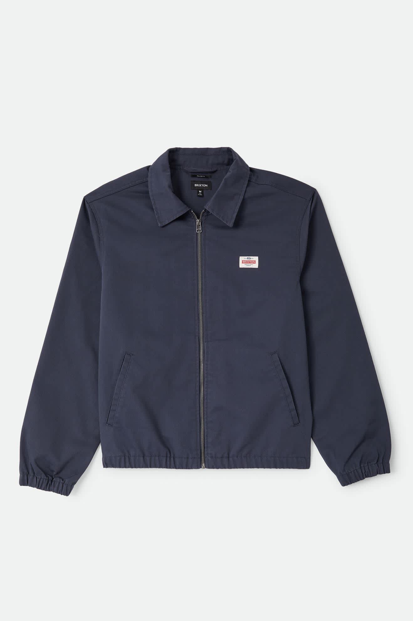 Brixton Trademark Lightweight Garage Jacket (Washed Navy)