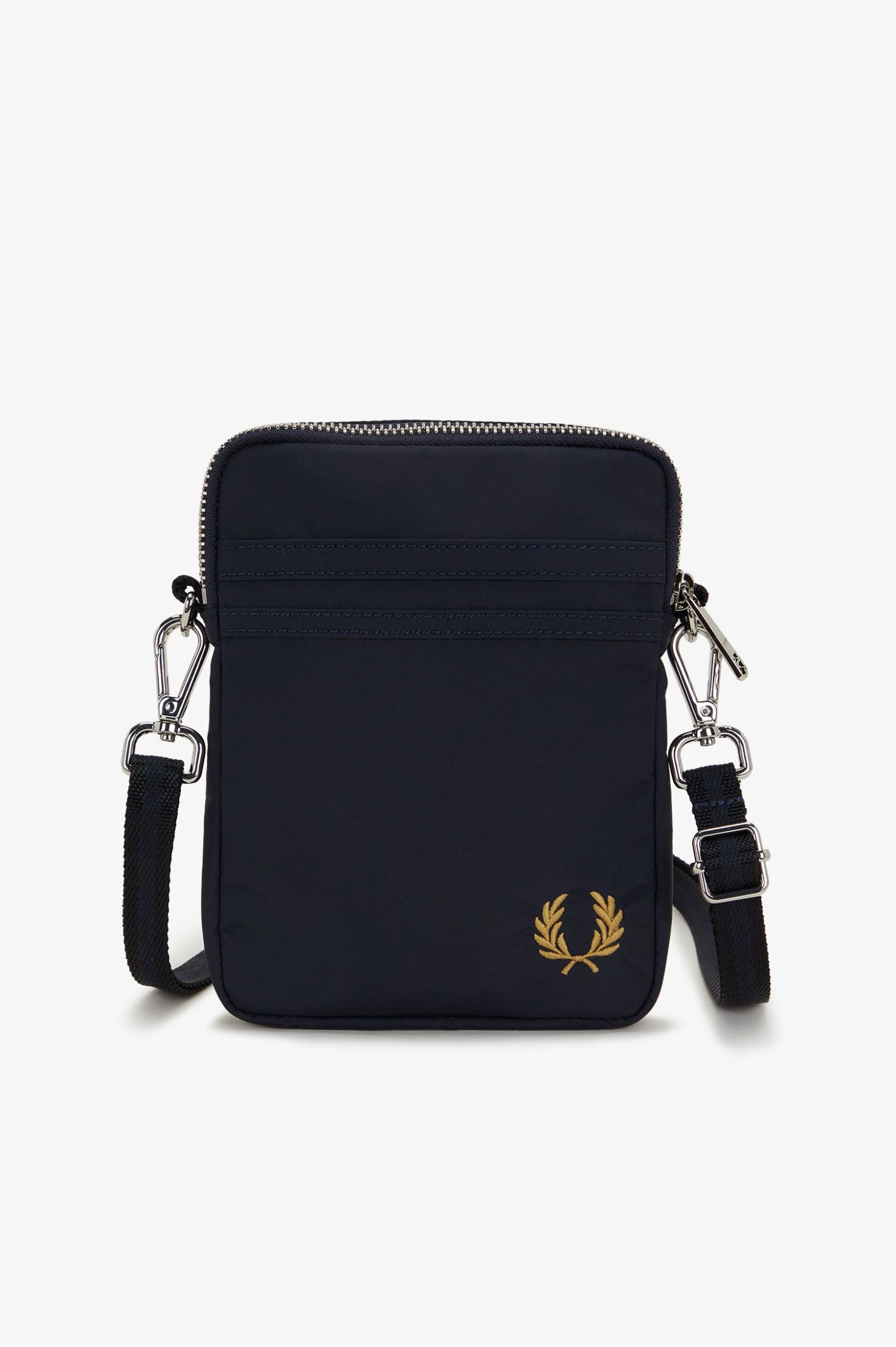 Fred Perry Brentham Nylon Side Bag in Navy