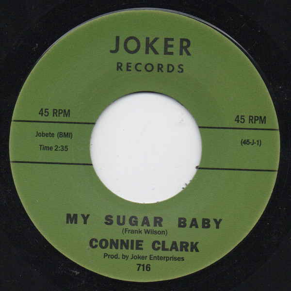 Connie Clark – My Sugar Baby (7")
