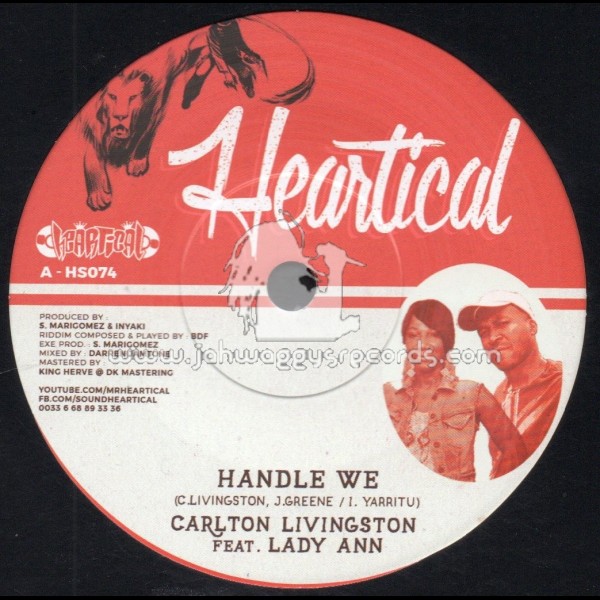 Carlton Livingston - Handle We / West Gone Black (7")