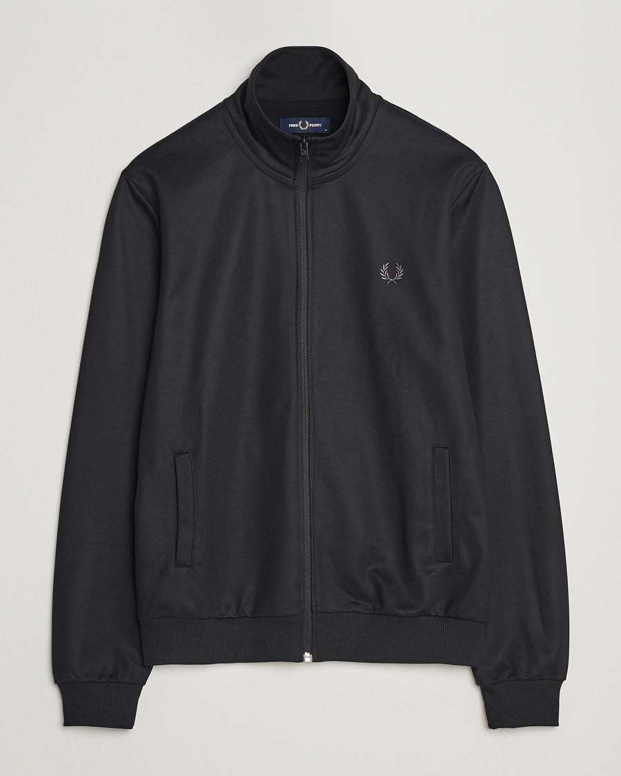 Fred Perry Track Jacket in Black